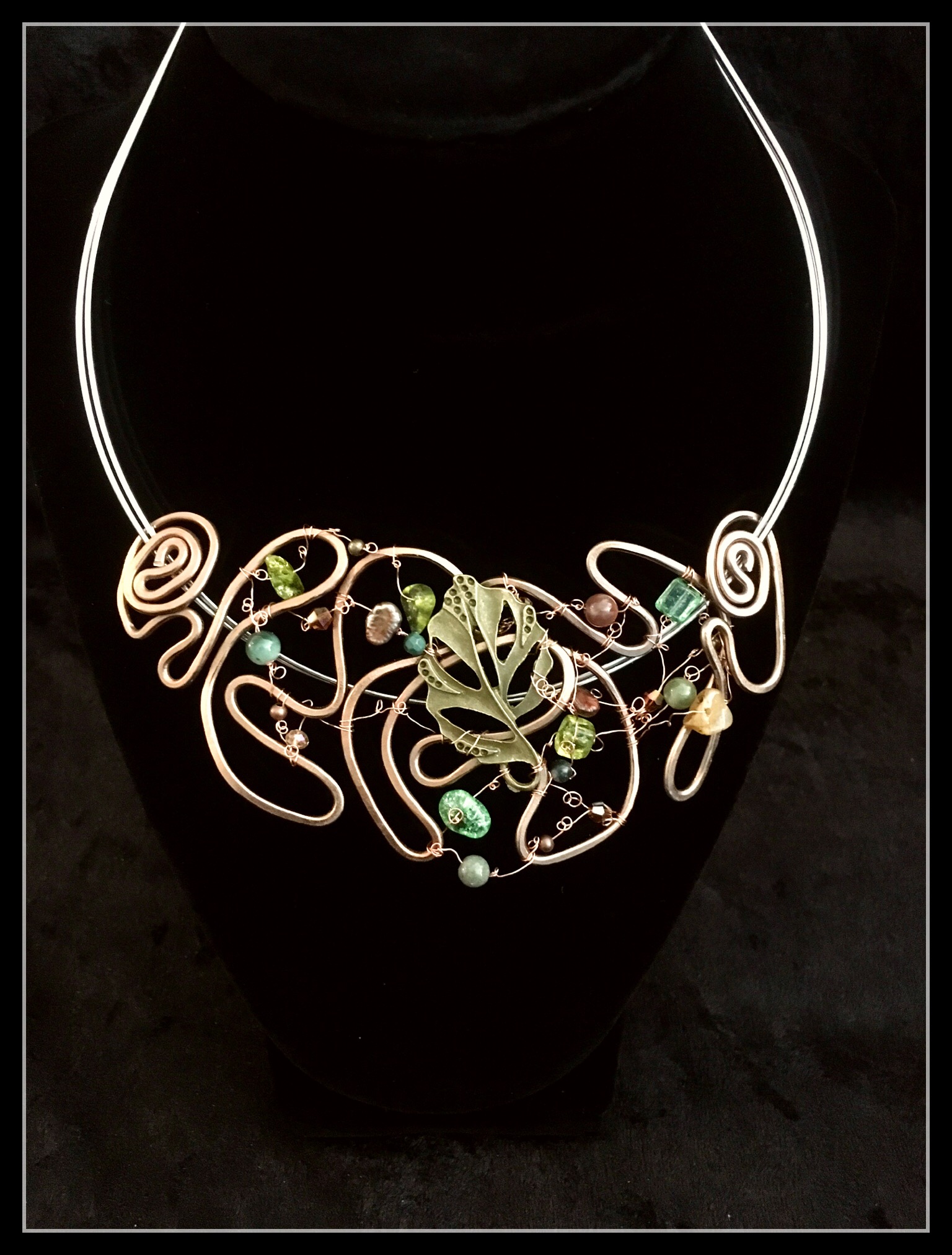 2016 FFS Big Leaf necklace