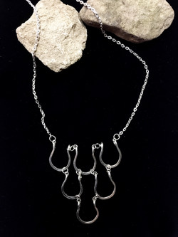 Candid Claire Necklace - Drops - Silver Plated