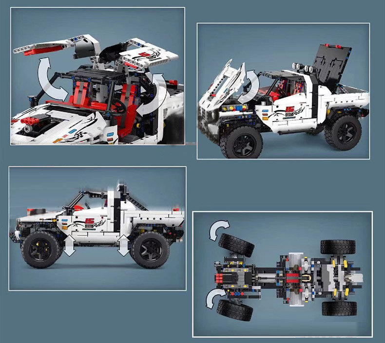 Mould King Silver Flagship Off Road Remote Control 13 Pcs Budget Block Shop