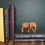 Thumbnail: A charming, hand carved wooden Elephant, artisan created
