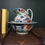 Thumbnail: A large English jug and bowl wash set, 1920s stoneware