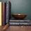 Thumbnail: An antique, brown stained treen bowl, charmingly distressed