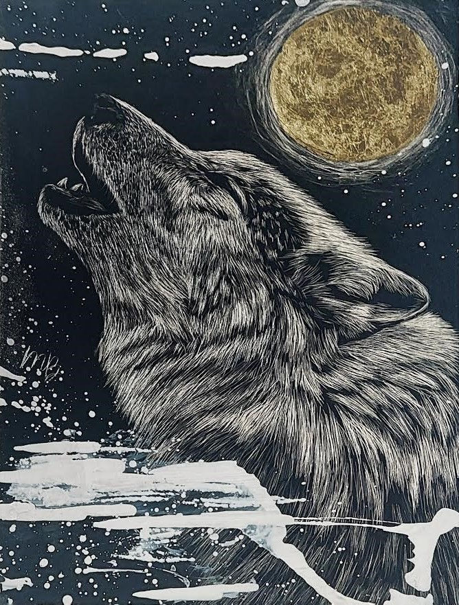 Oeuvre originale Minuit Doré