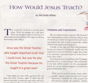 How Would Jesus Teach