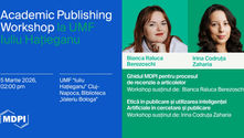 MDPI România a susținut workshop-uri la Universitatea de Medicină și Farmacie "Iuliu Hațieganu"