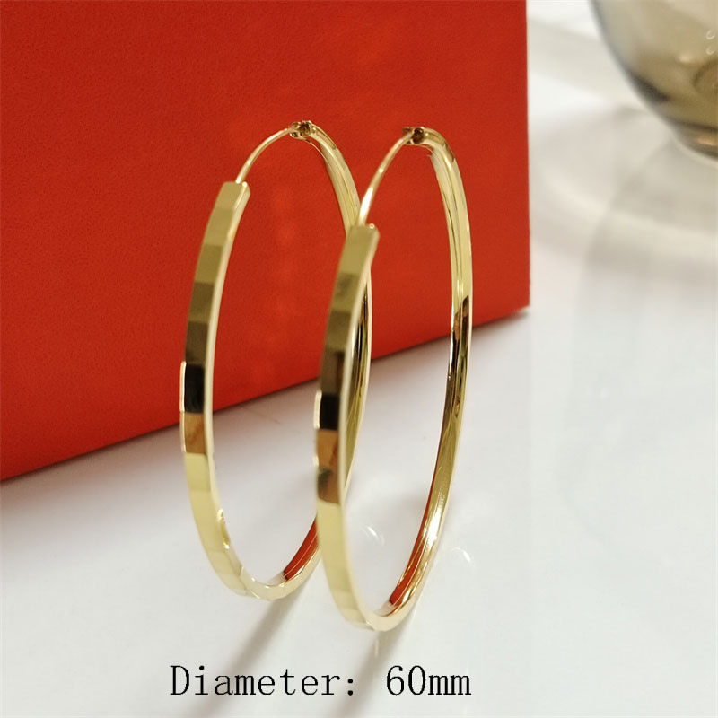Thumbnail: Virelia Faceted Hoop Earrings