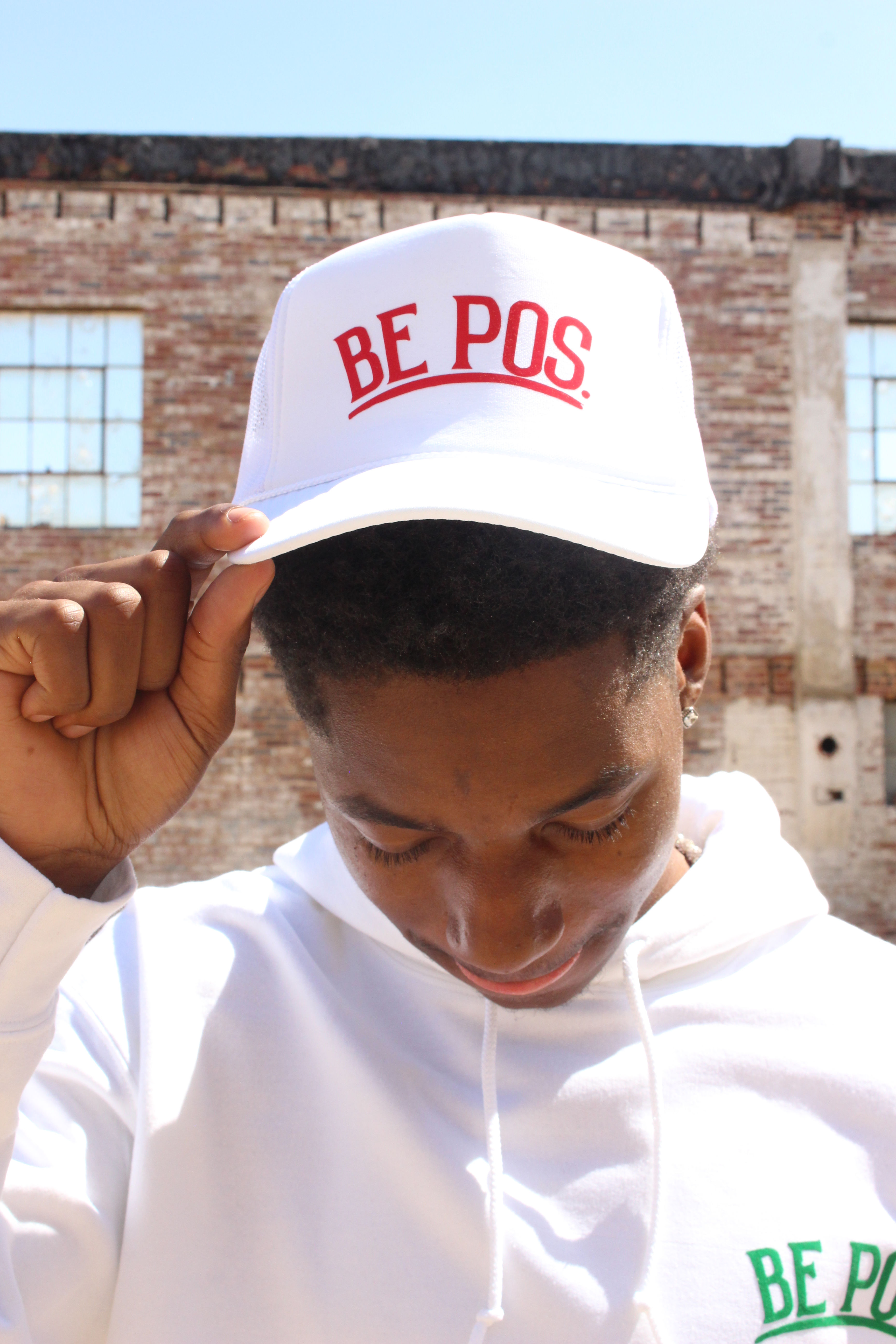 Alex Legacy White and Red Trucker Hat