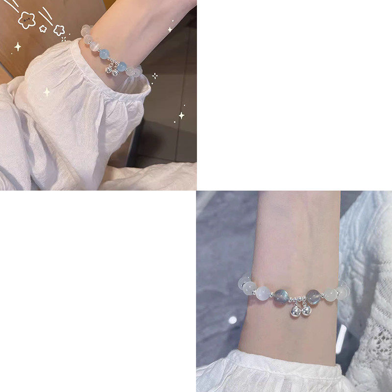 Thumbnail: Butterfly-shaped synthetic cat’s eye genuine bracelet