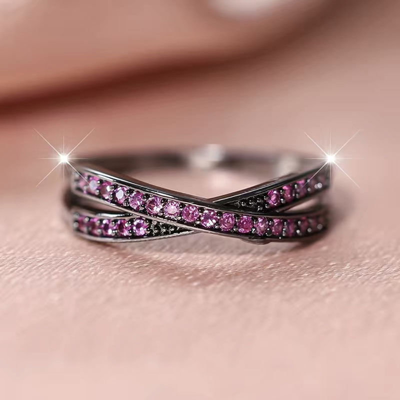 Thumbnail: Square vintage silver ring