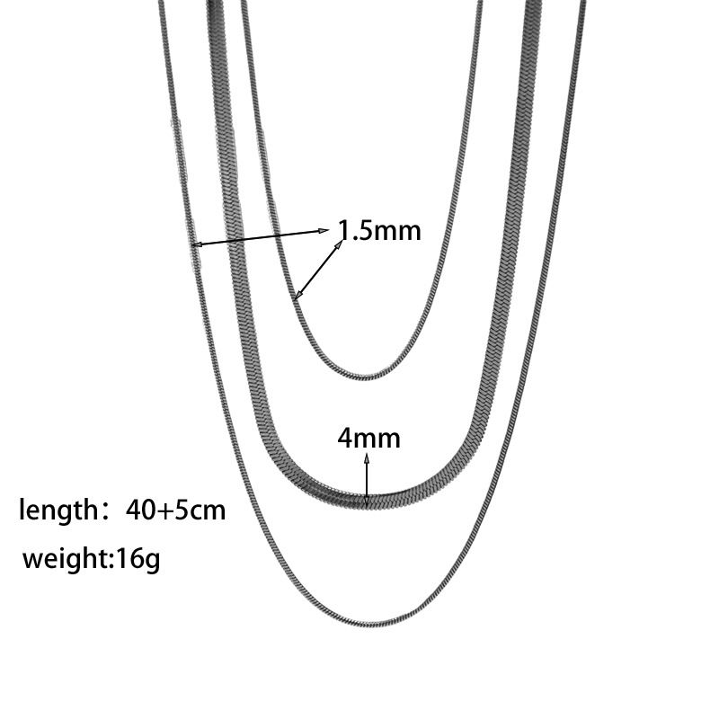 Thumbnail: Double Layer Geometric Pendant Necklace