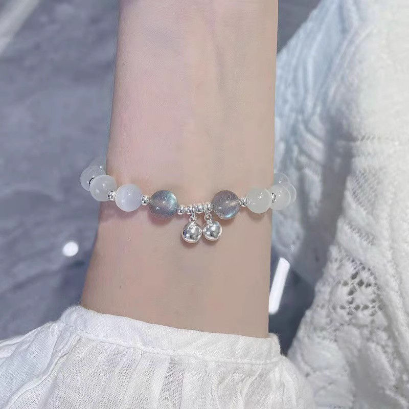 Thumbnail: Butterfly-shaped synthetic cat’s eye genuine bracelet