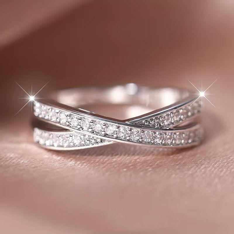 Thumbnail: Square vintage silver ring