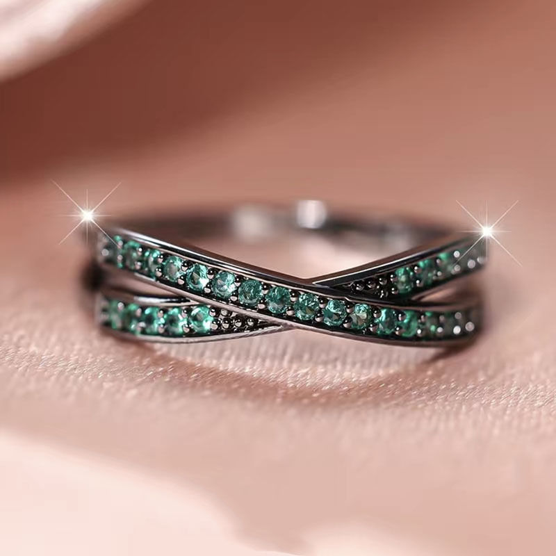 Thumbnail: Square vintage silver ring