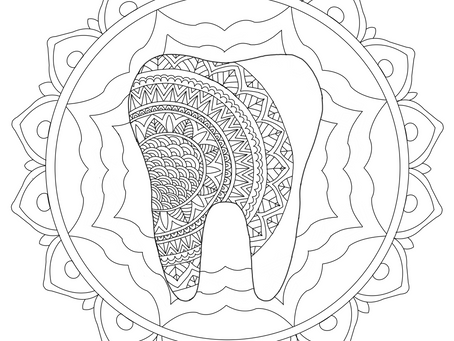 Dental Colouring Pages