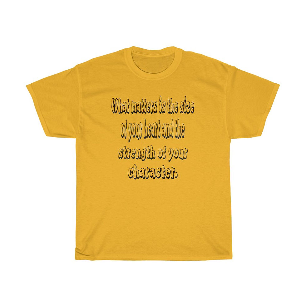 Thumbnail: What matters is the size of your heart and the strength of your character