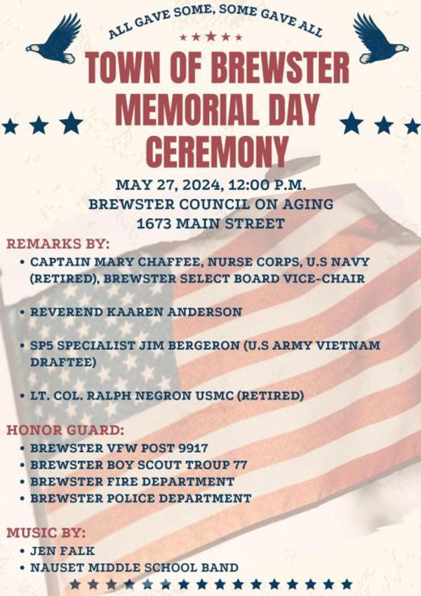 Brewster Memorial Day Ceremony
