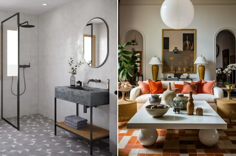  Distinctive Tiles Create an Impression