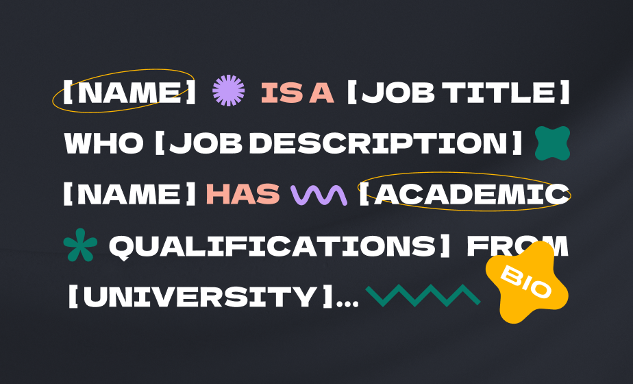 how to write a good bio