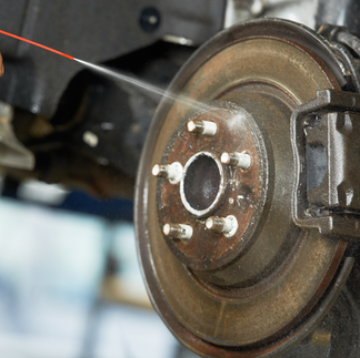 Brake disc spraying atom mac product