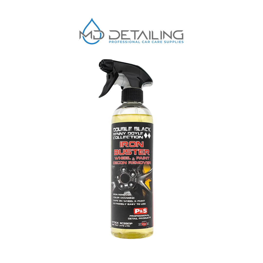 Effective P&S Iron Buster 16oz - Removes iron fallout, cleans wheels, safe on paint, powerful car care solution