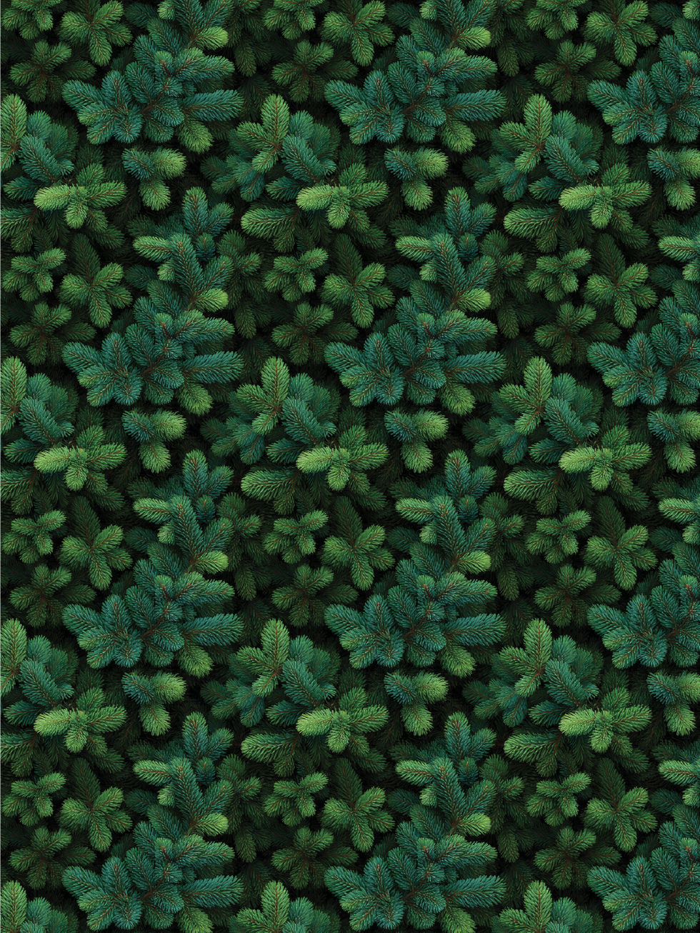 Green botanical texture pattern – nature inspired wrapping paper