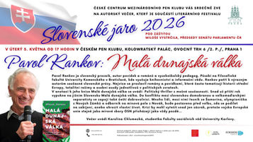Na festivalu Slovenské jaro 2026 se představí Pavol Rankov