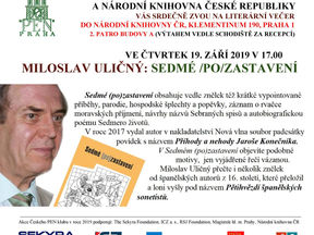 Pozvánka na autorské čtení Miloslava Uličného