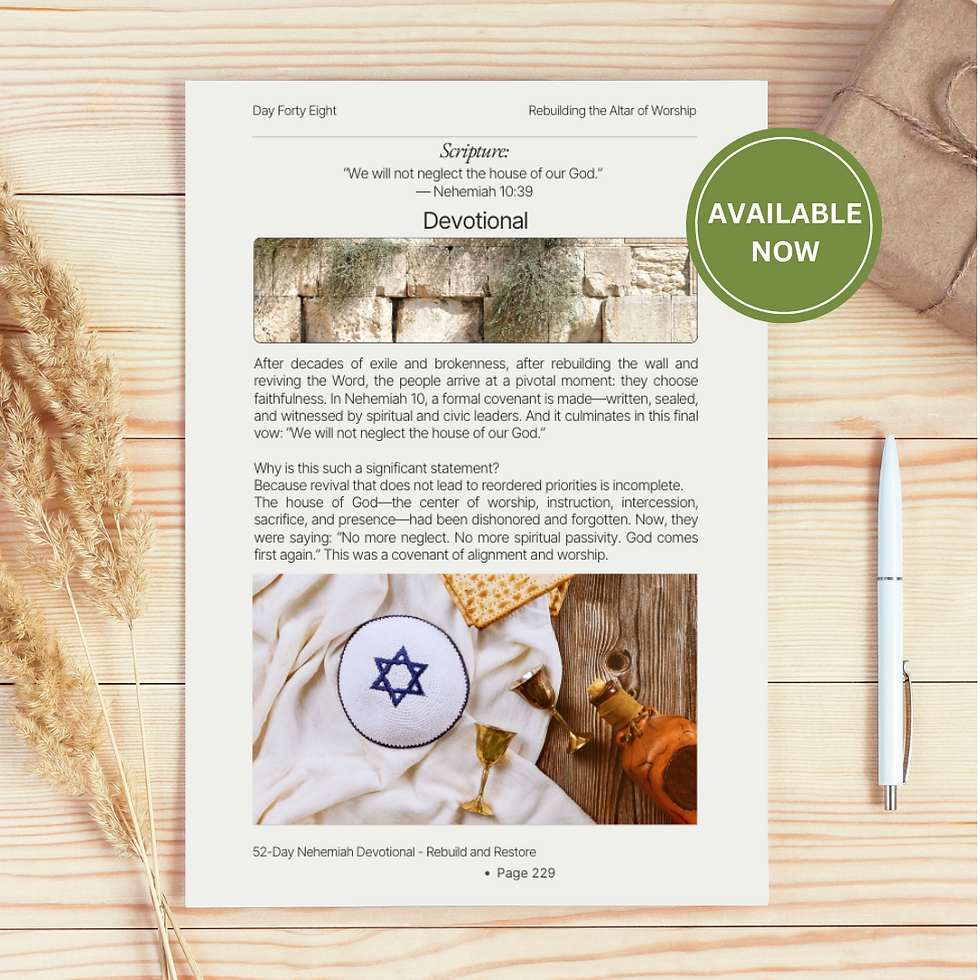 Nehemiah Devotional