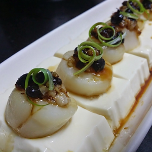 豉汁带子蒸豆腐