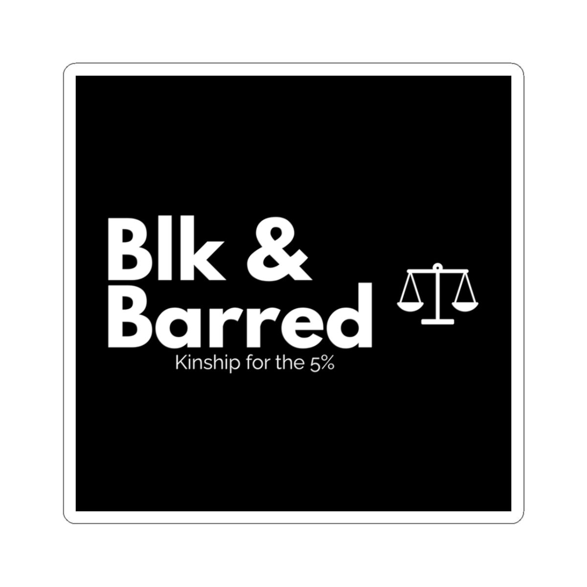 Empowering Stickers for Black Lawyers Decals Laptop Journal