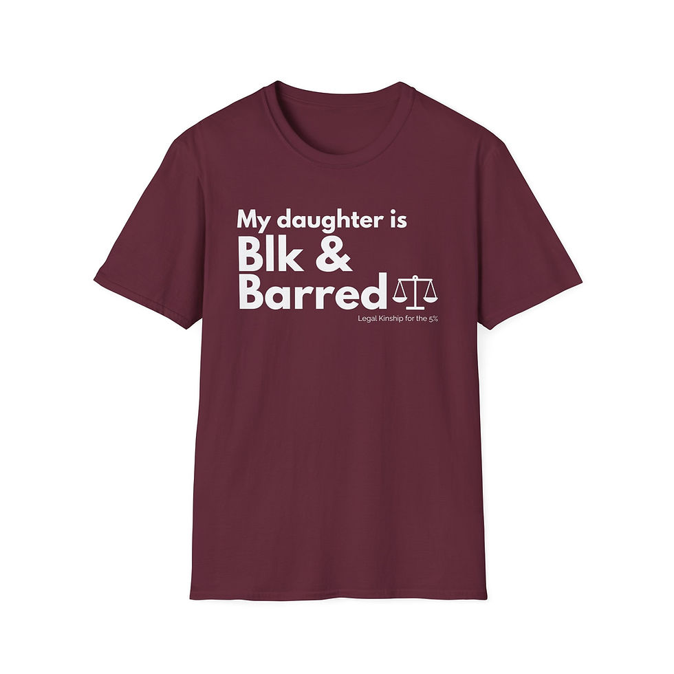 Thumbnail: My daughter is  Blk & Barred T-Shirt Unisex Softstyle T Shirt 