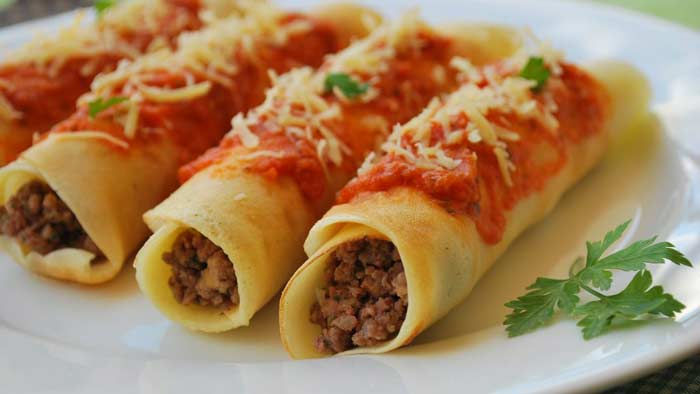 ALMOÇO QUARTA  (PANQUECAS DE CARNE)