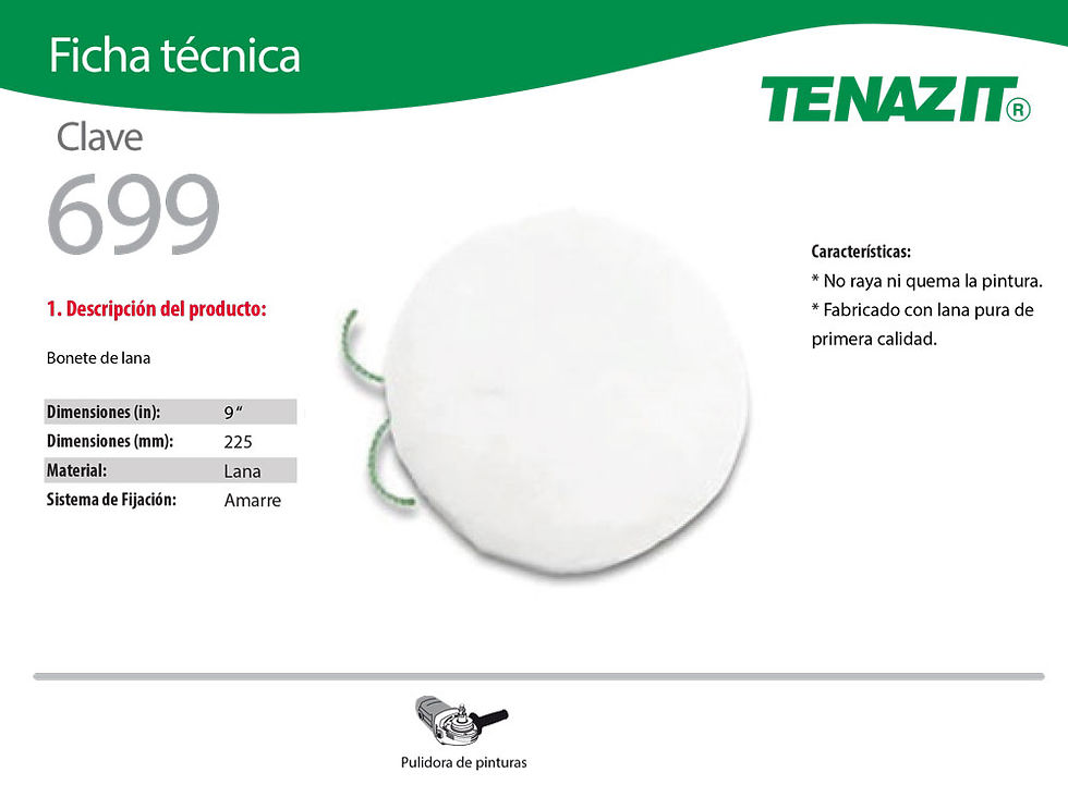 Miniatura: Bonete de lana normal para Pintura automotriz