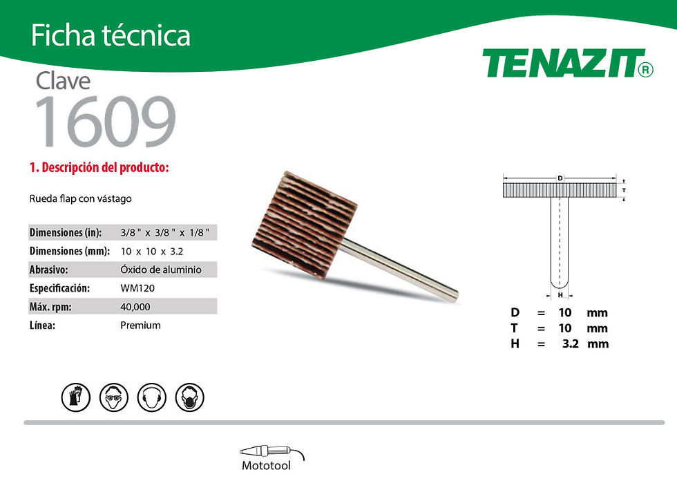 Miniatura: Mini Rueda Flap para Varios Metales