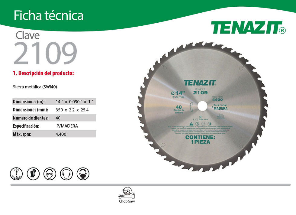 Miniatura: Sierra metálica para Madera