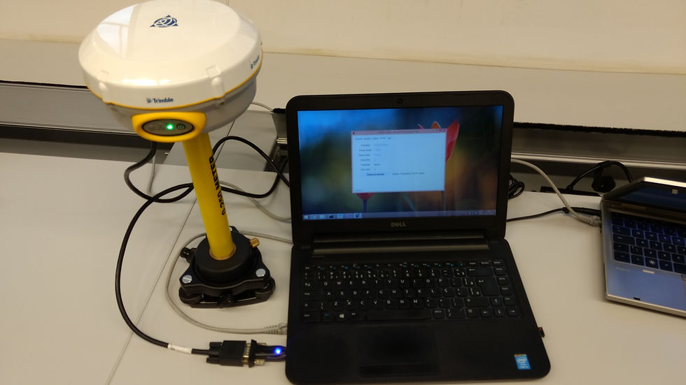 Estação Trimble conectada ao servidor Caster