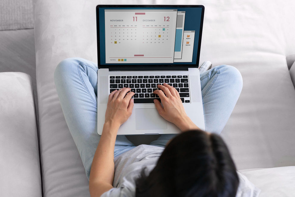 <a href="https://www.freepik.com/free-photo/young-woman-working-her-laptop-home_16136249.htm#fromView=search&page=1&position=2&uuid=d14253d7-e5c9-4e53-b099-ff6ad742a947&query=online+booking">Image by freepik</a>