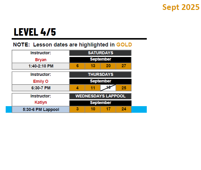 LEVEL 4/5: Stroke Improvement