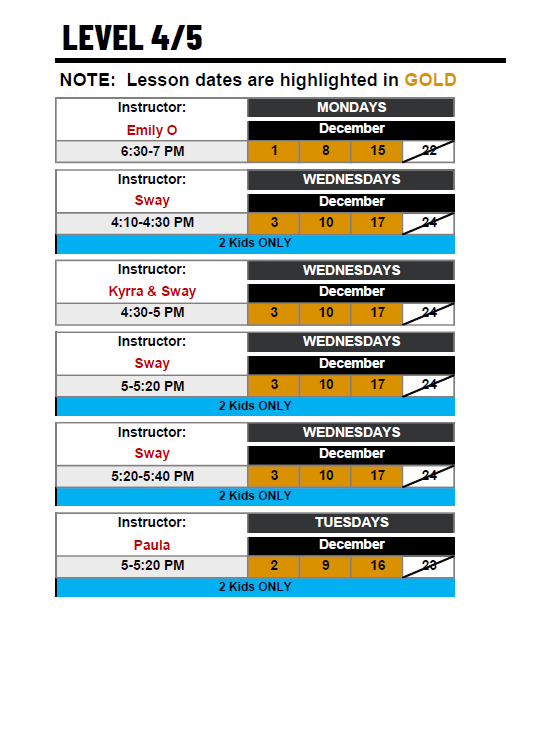 LEVEL 4/5: Stroke Improvement