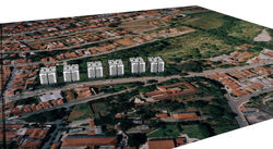 Implantação dos blocos em 3D