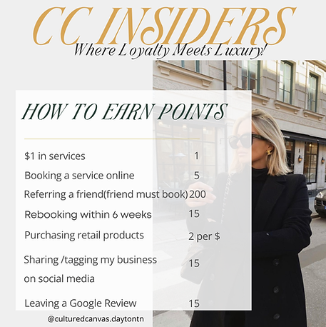 Cultured Canvas loyalty program