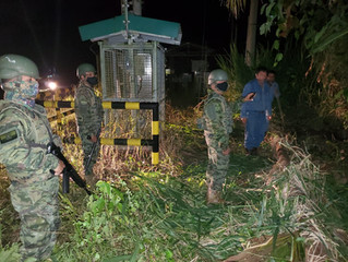 Militares hallan fuga en tubería de crudo