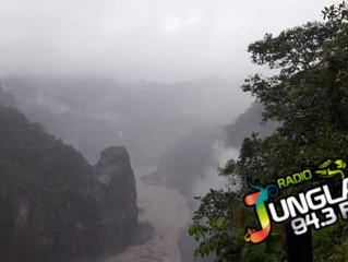 COE MENCIONÓ QUE NO EXISTE PELIGRO , TRAS DESFOGAR EL AGUA REPRESADA EN LA CASCADA SAN RAFAEL