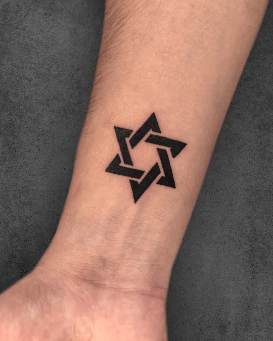 small celtic knot tattoo
