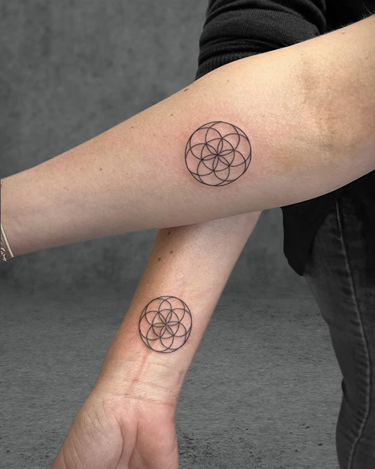 seed of life tattoo