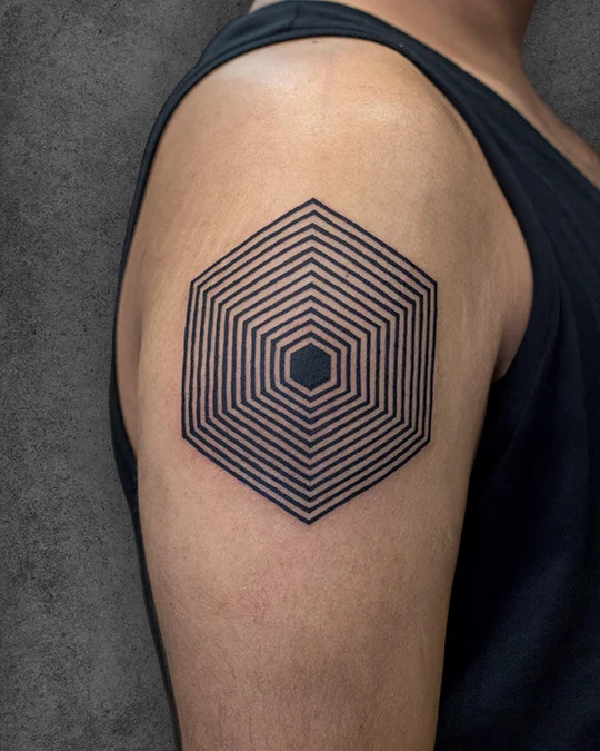 geometric tattoo
