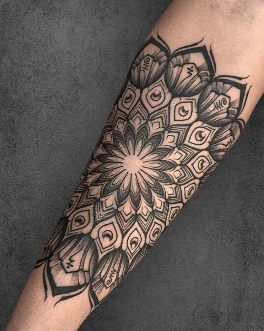mandala tattoo design idea