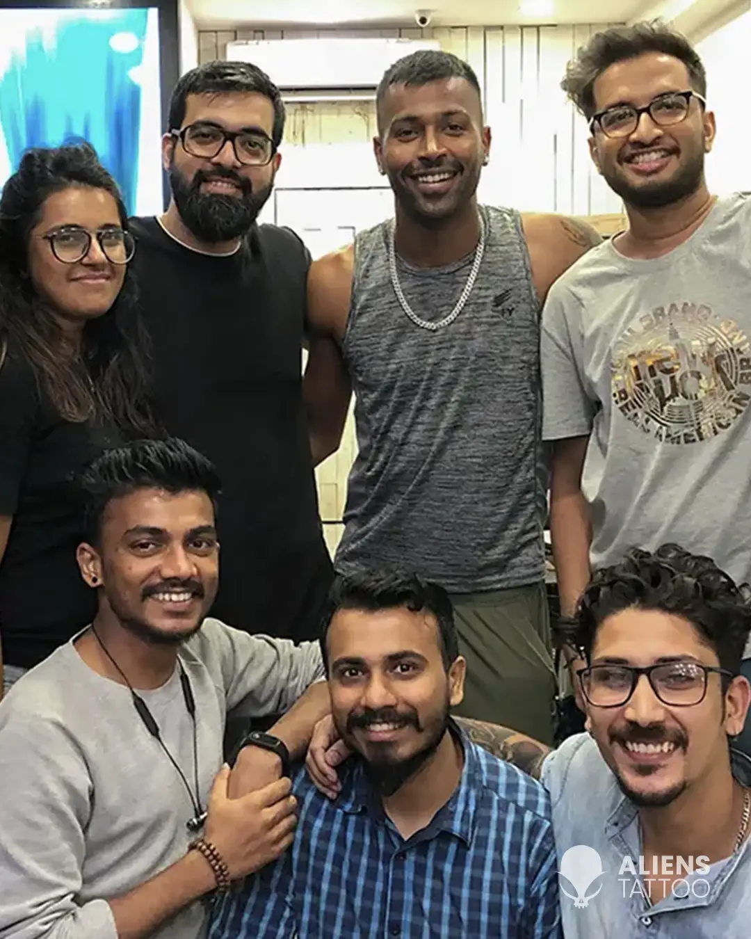 Hardik Pandya at Aliens 