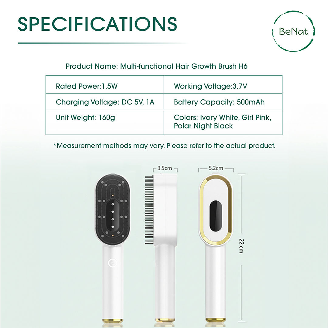 Multi-Functional 3-in-1 Scalp Massager and Oil Applicator Brush