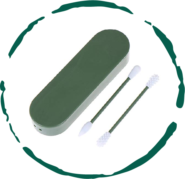 Thumbnail: Reusable Silicone Cotton Swab -2 Pack